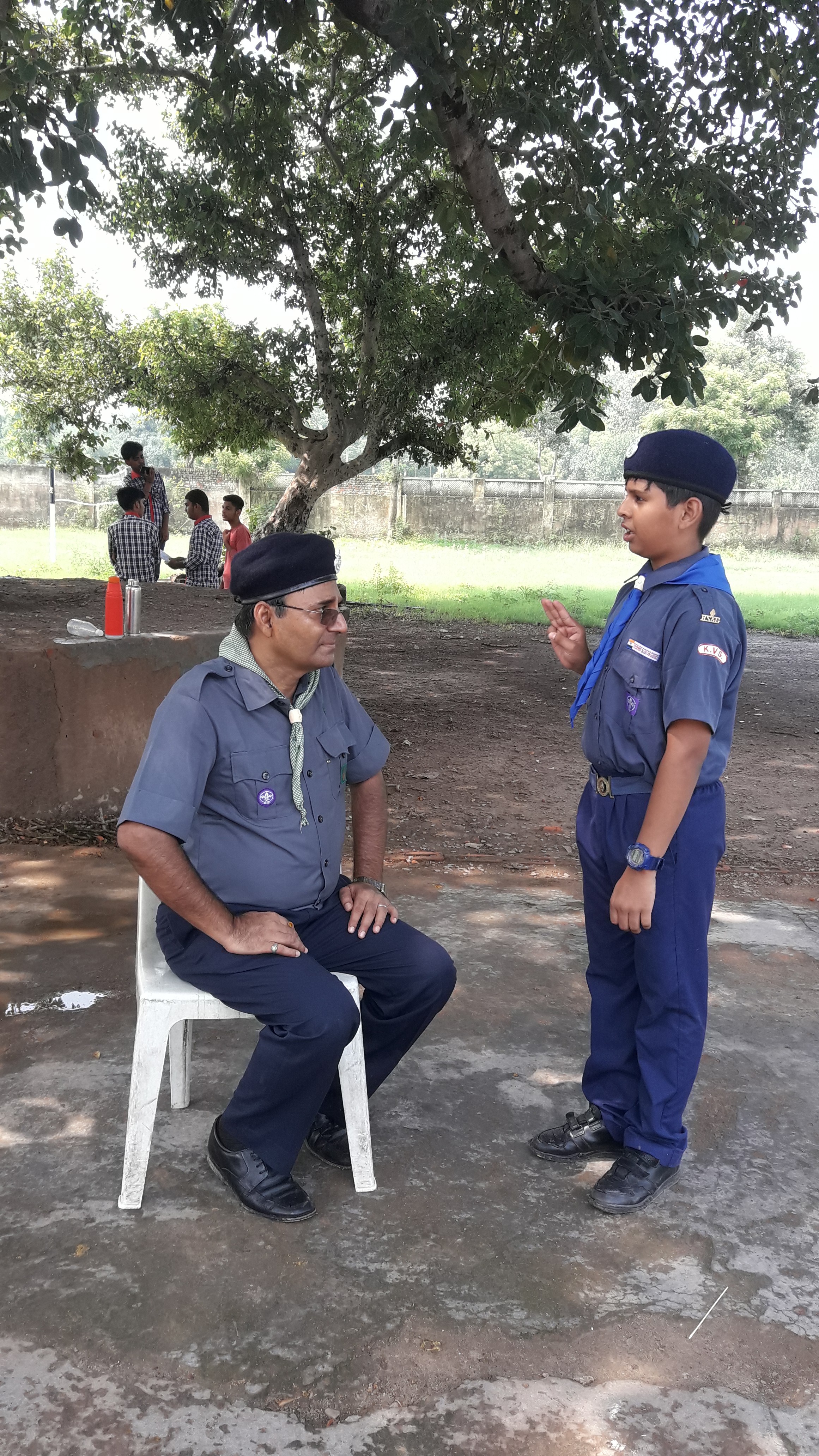 KVS State Bharat Scouts Guides Kendriya Vidyalaya Subathu (Gurugram  Division) : Weekly meeting on 23.05.2018 - (Flag break ceremony, prayer and  flag song) and discussed about Scout & Guide uniform and smartness